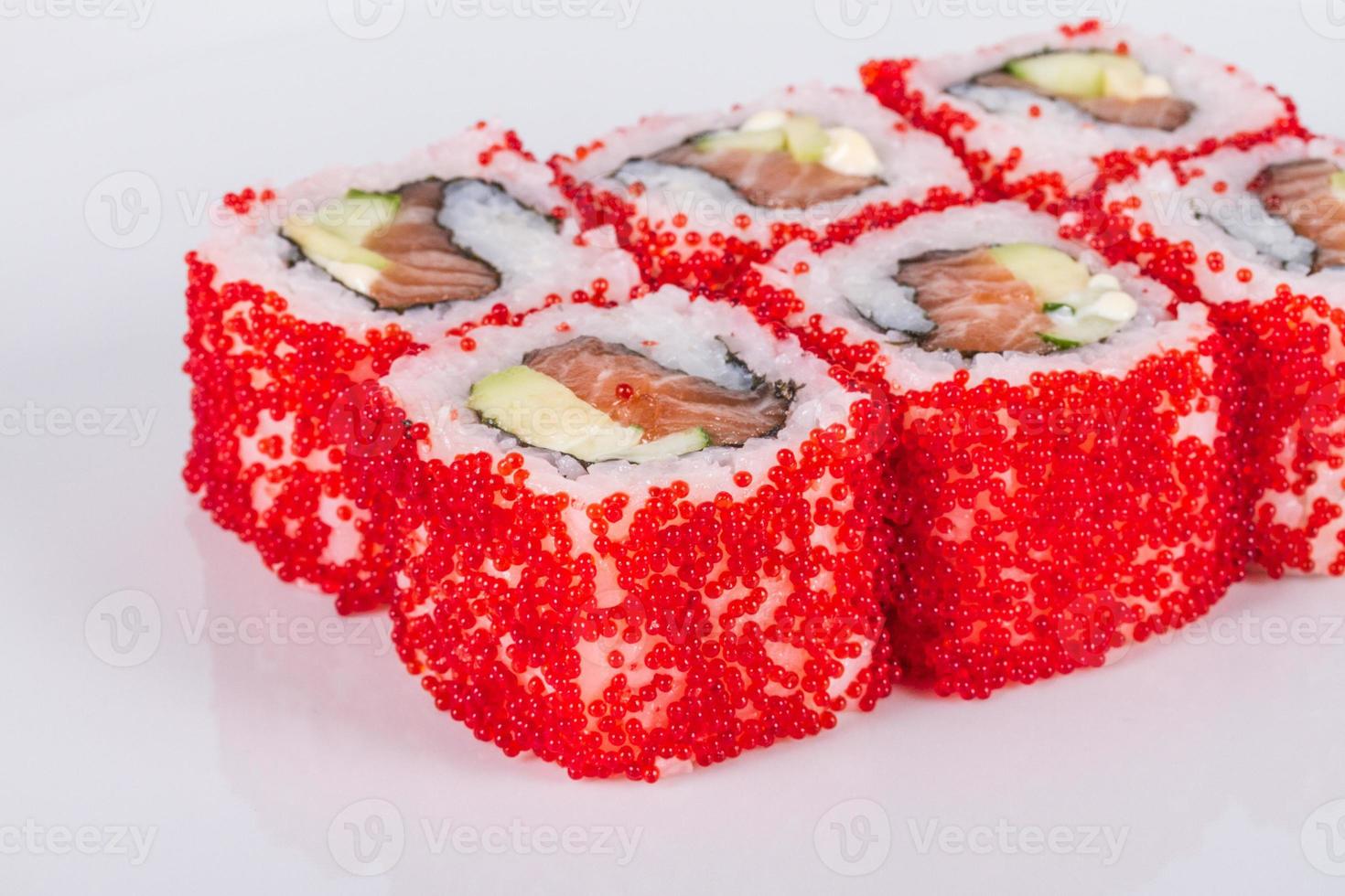 SPICY SALMÓN TOBIKO ROLL X8