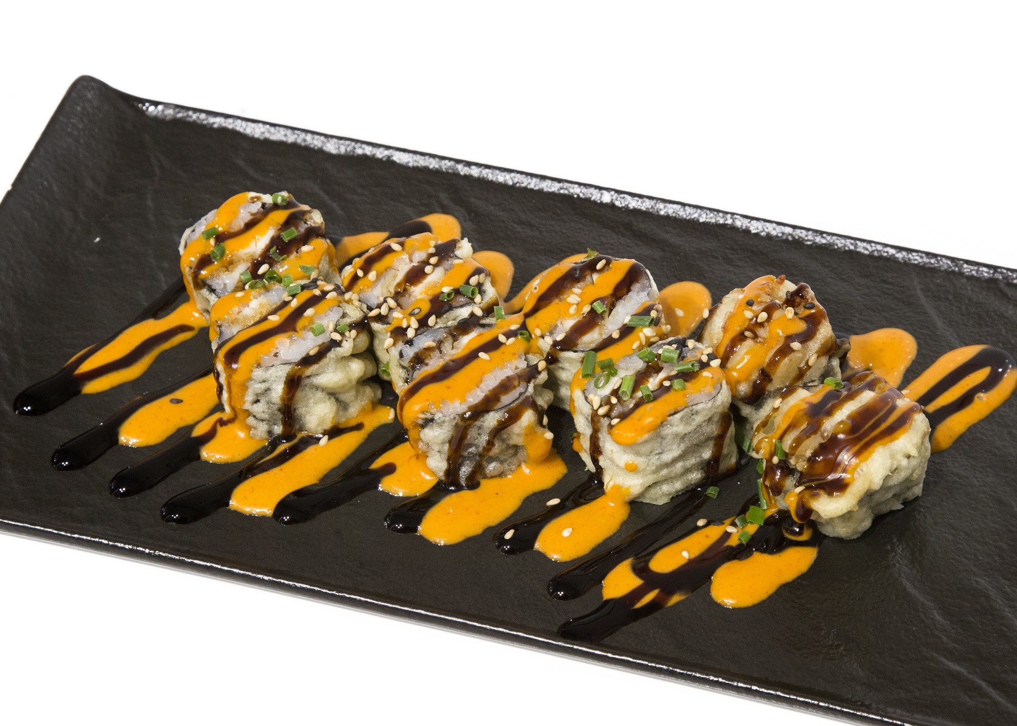 HOSOMAKI  SALMÓN TEMPURA X8