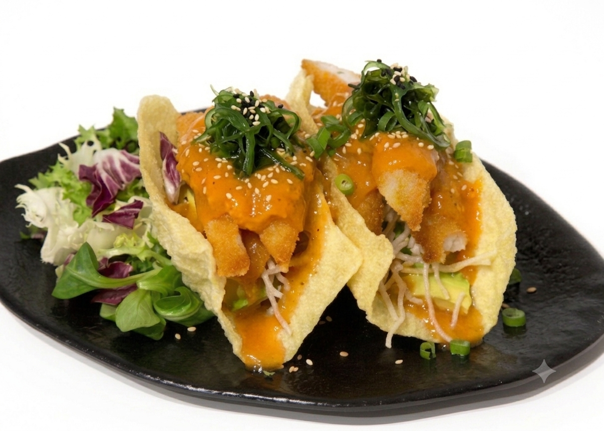 TACO DE POLLO KATSU  X2 