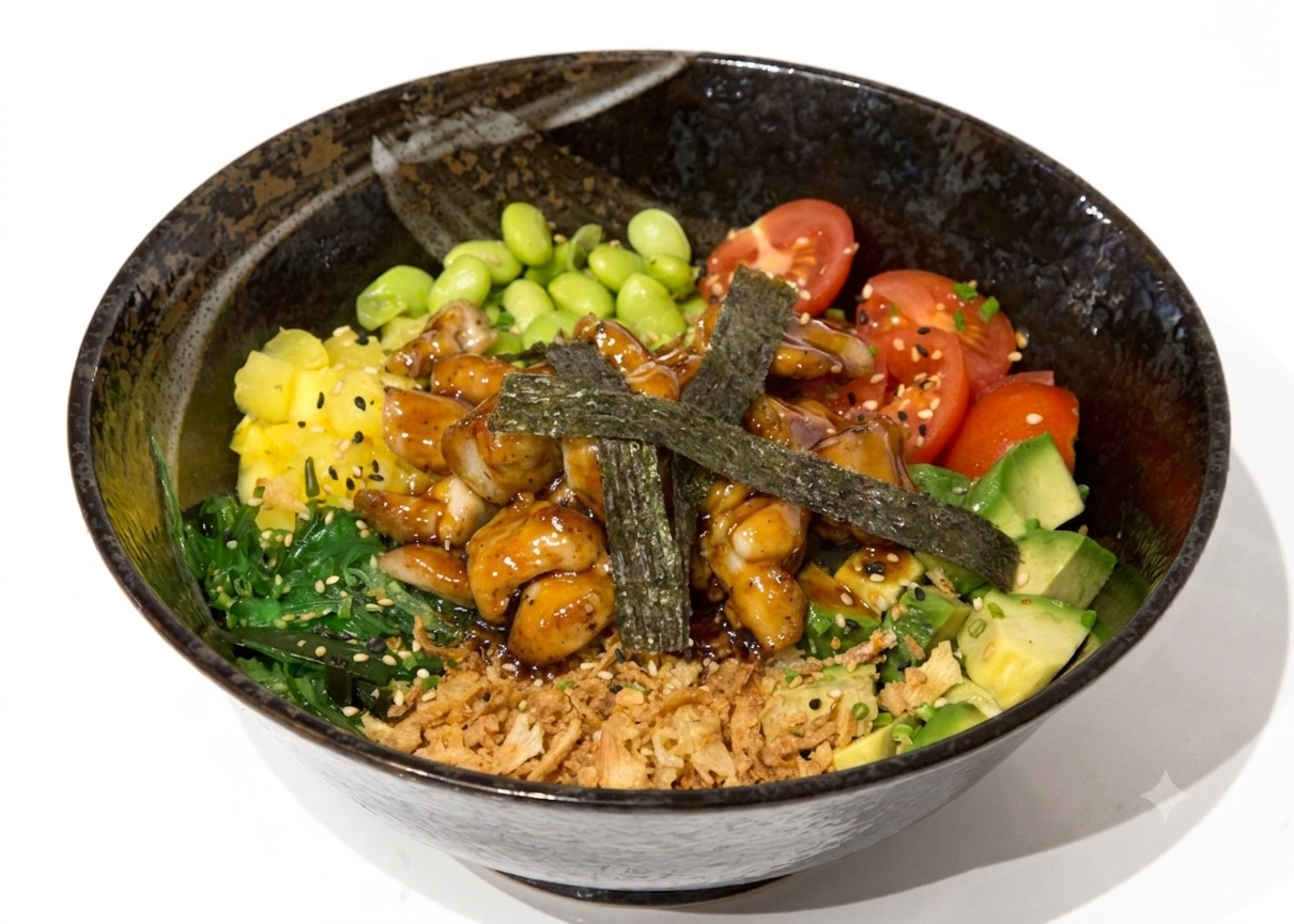POKE DE POLLO TERRIYAKI 