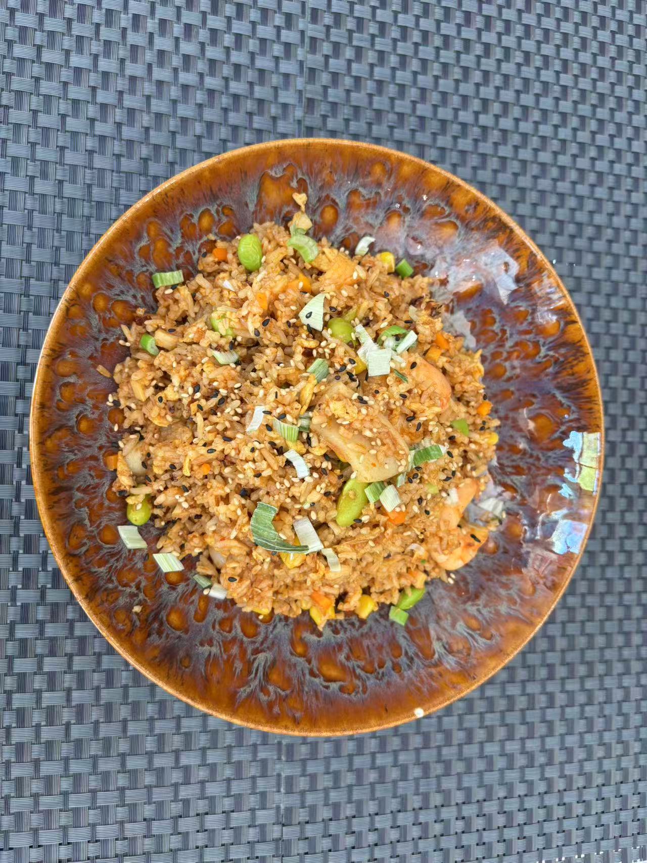 Arroz frito con marisco