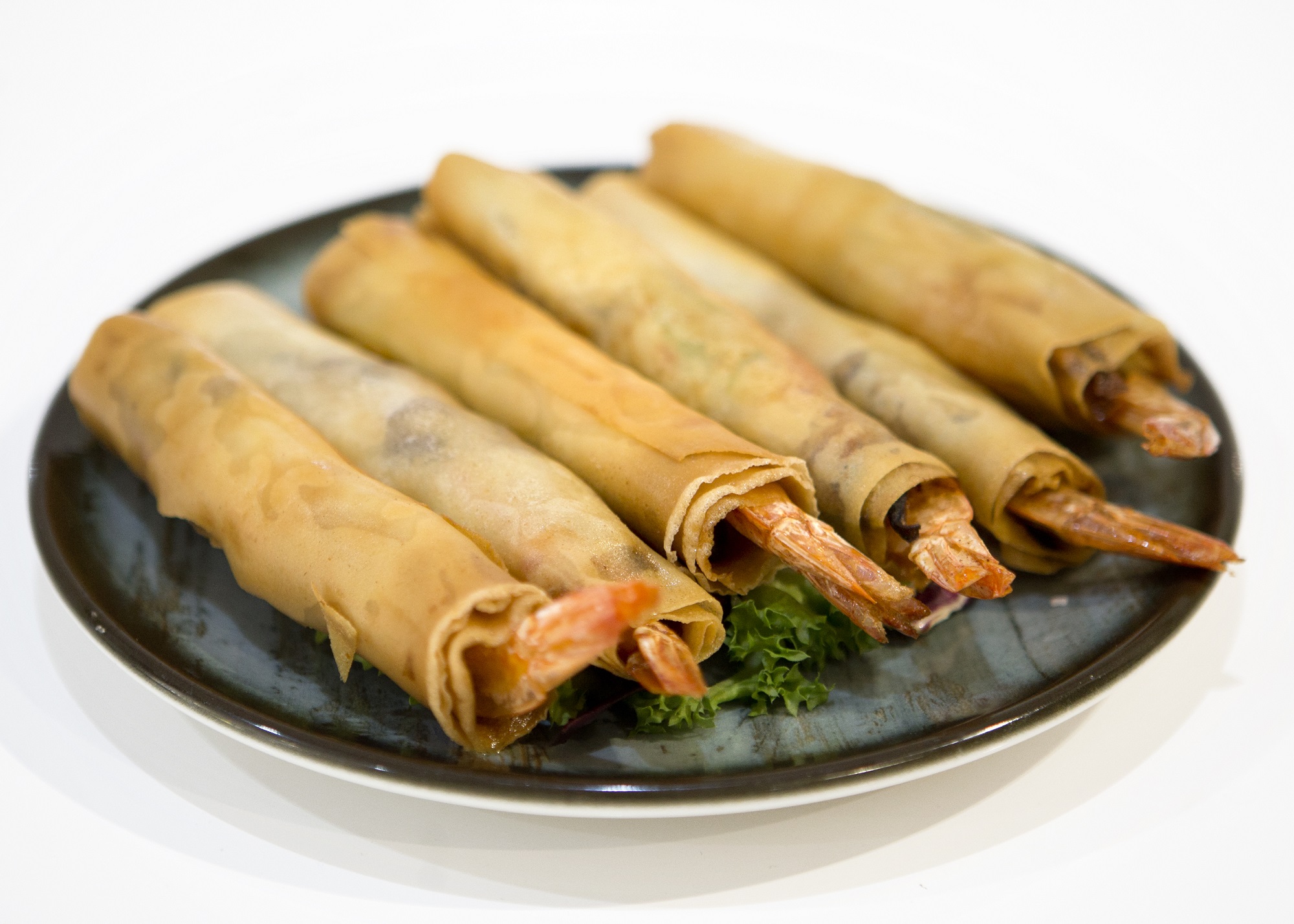 ROLLITOS DE GAMBAS  X6