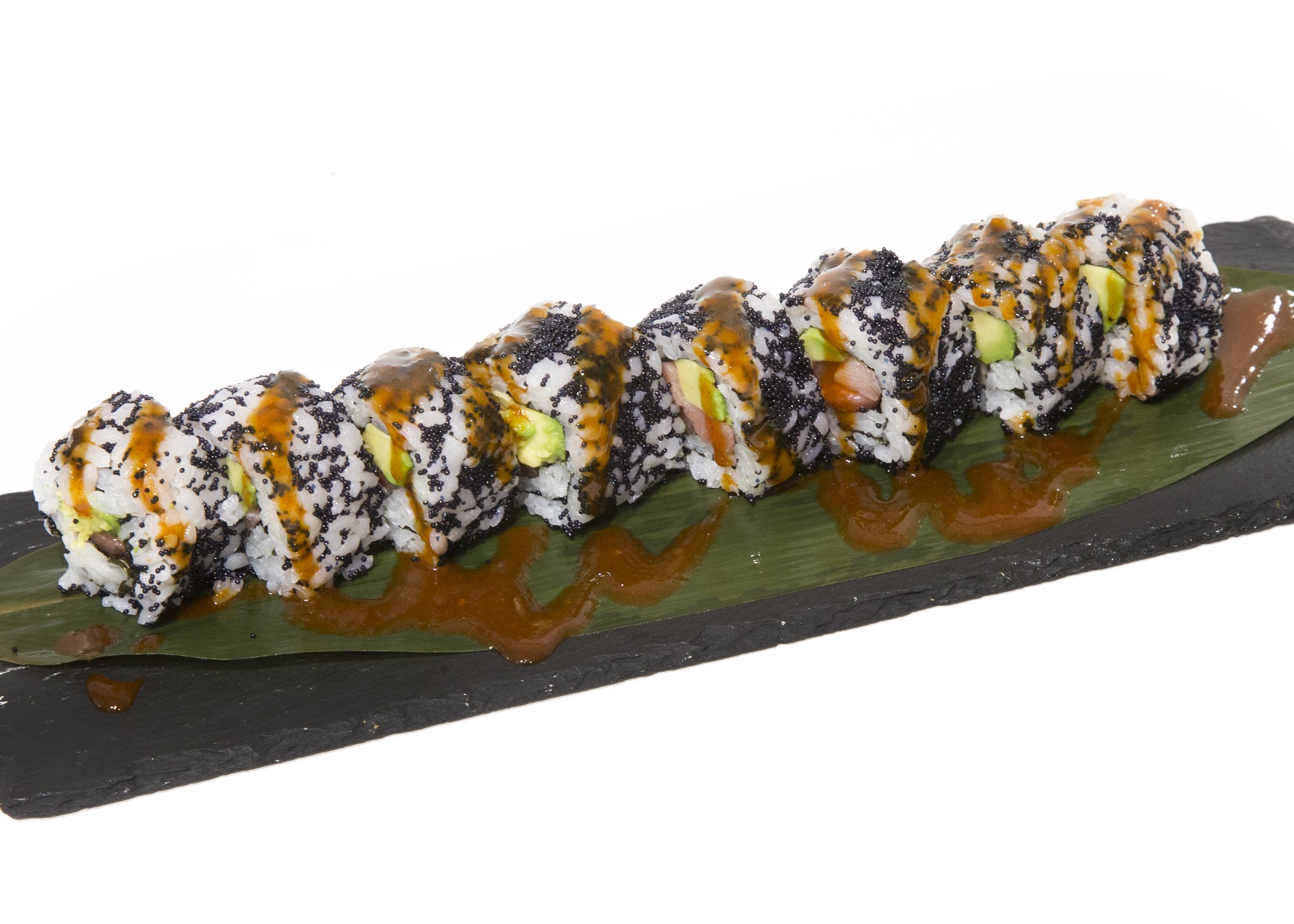 SPICY ATÚN TOBIKO ROLL X8