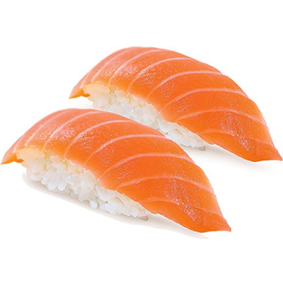 Nigiri de salmón x2