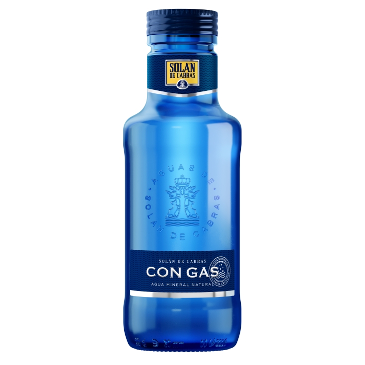 Agua con gas solan de cabras 330ml