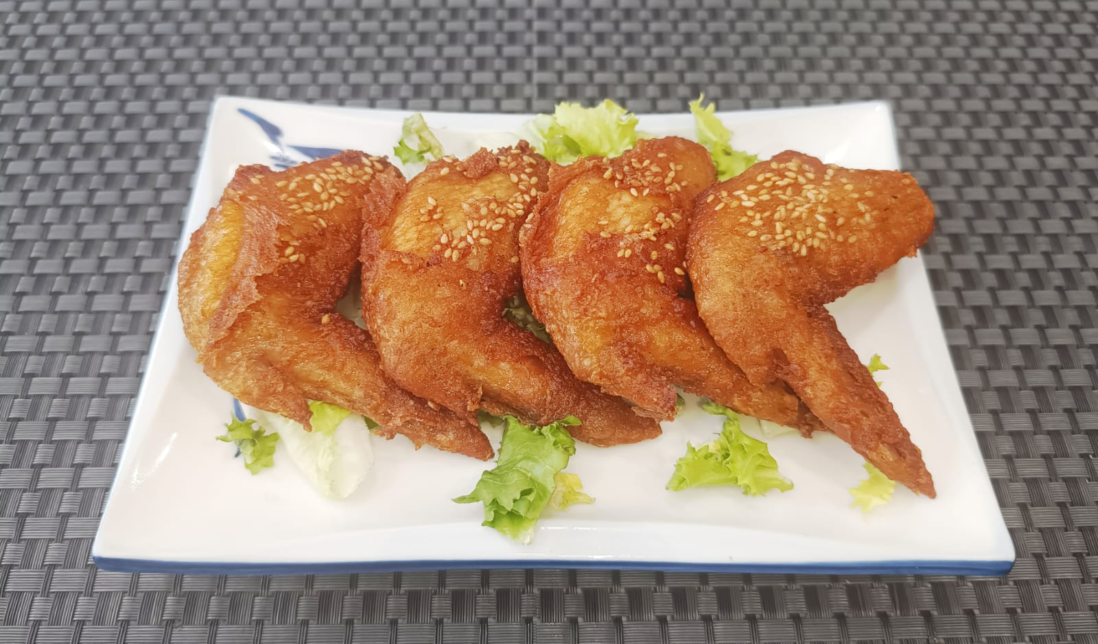 Alita de pollo frito x4