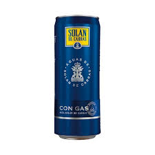 AGUA SOLAN DE CABRAS CON GAS 330ml