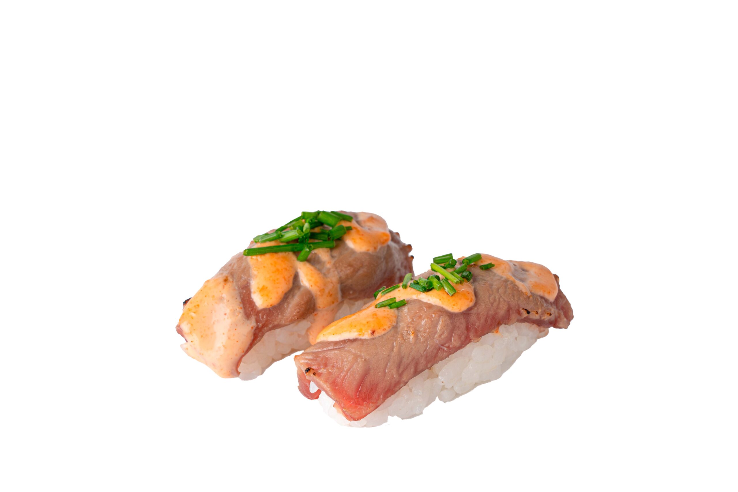 Nigiri de atún flambeado x2