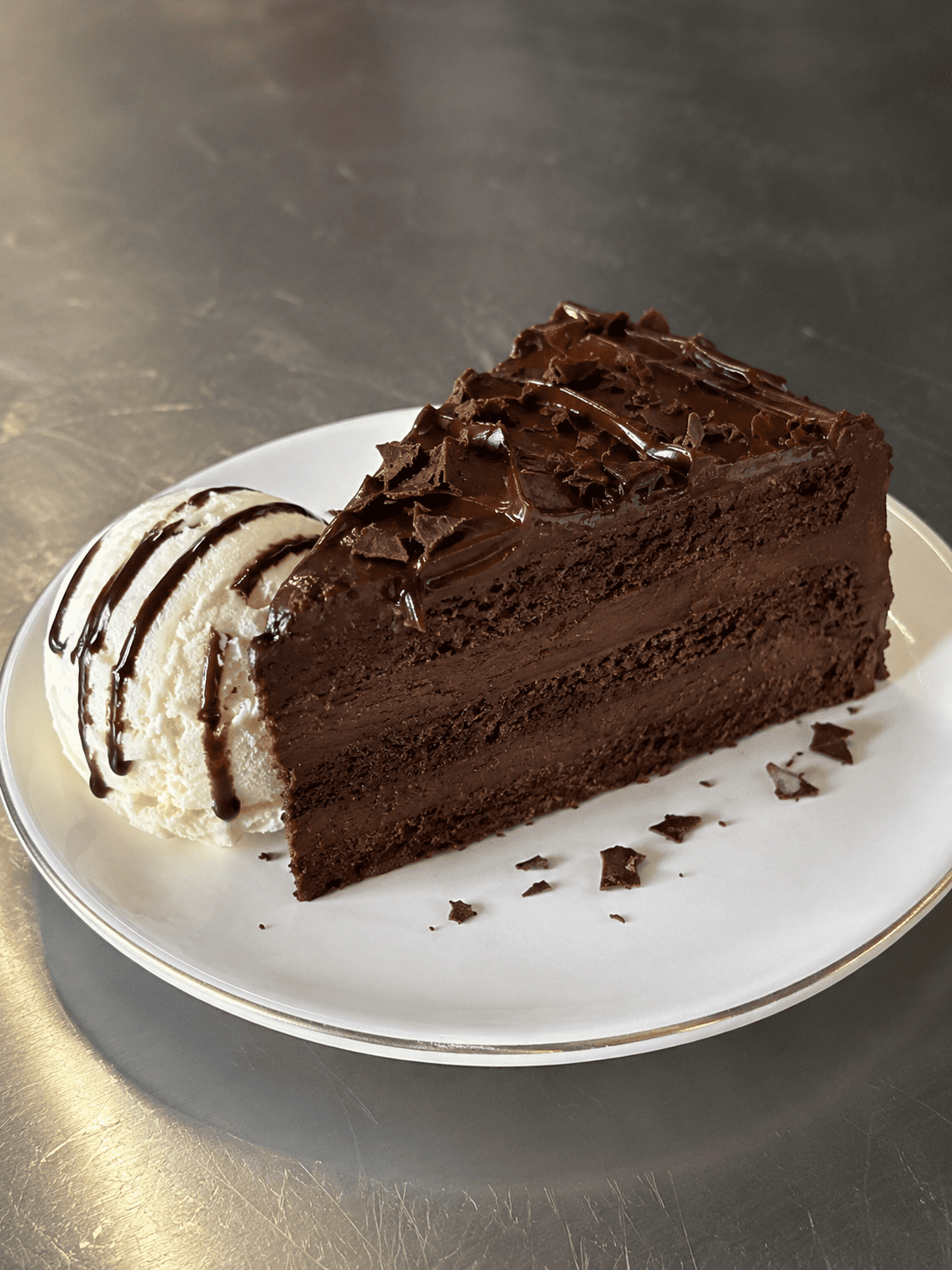 TARTA CHOCOLATE CON HELADO 