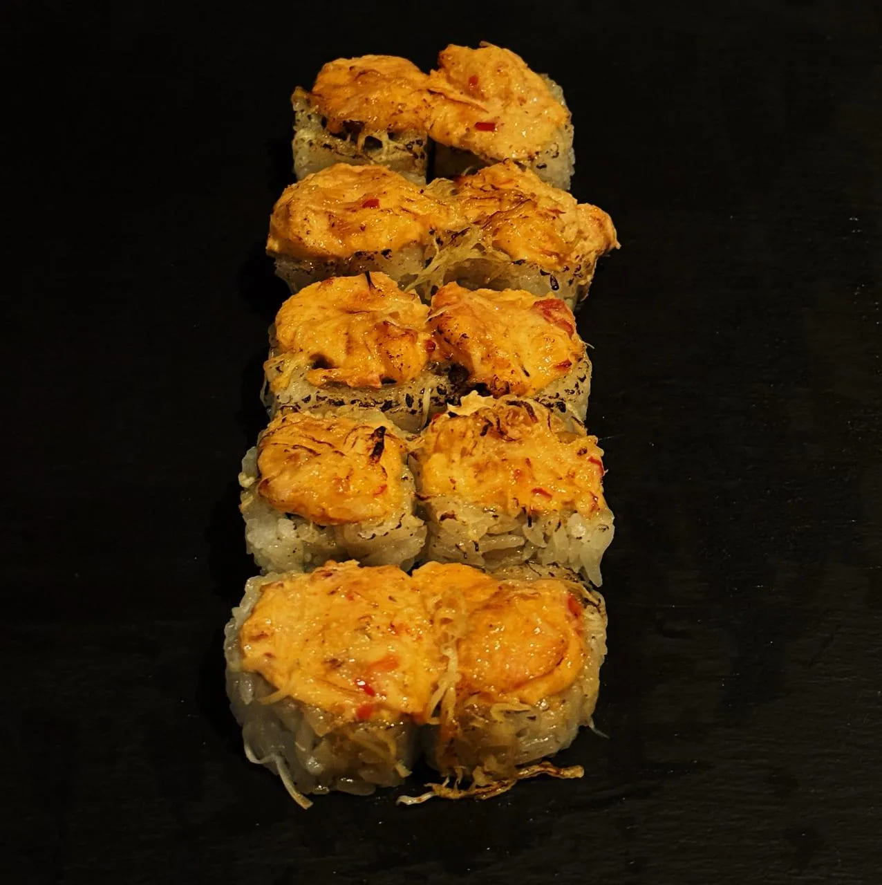 Sushi pollo frito x8