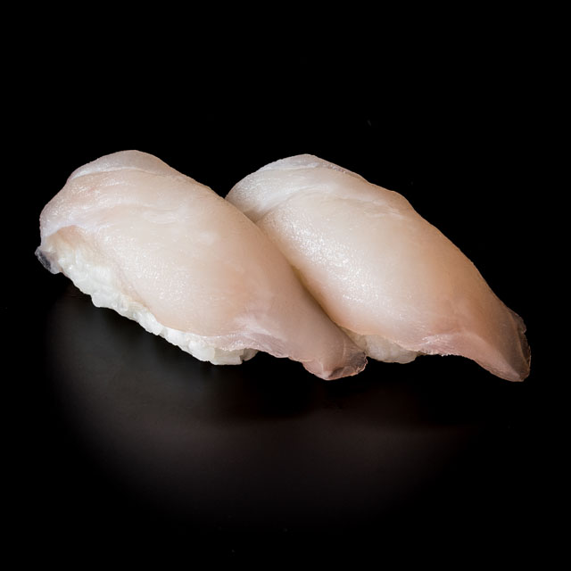 Nigiri de lubina x2
